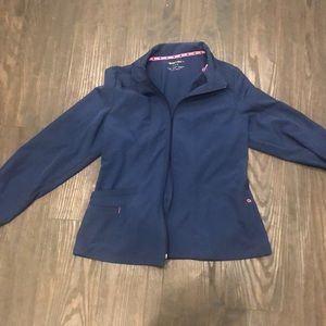 Heart soul navy scrub jacket M
